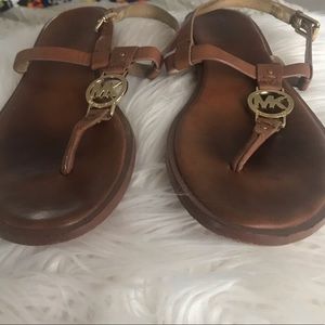Michael Kors leather sandals